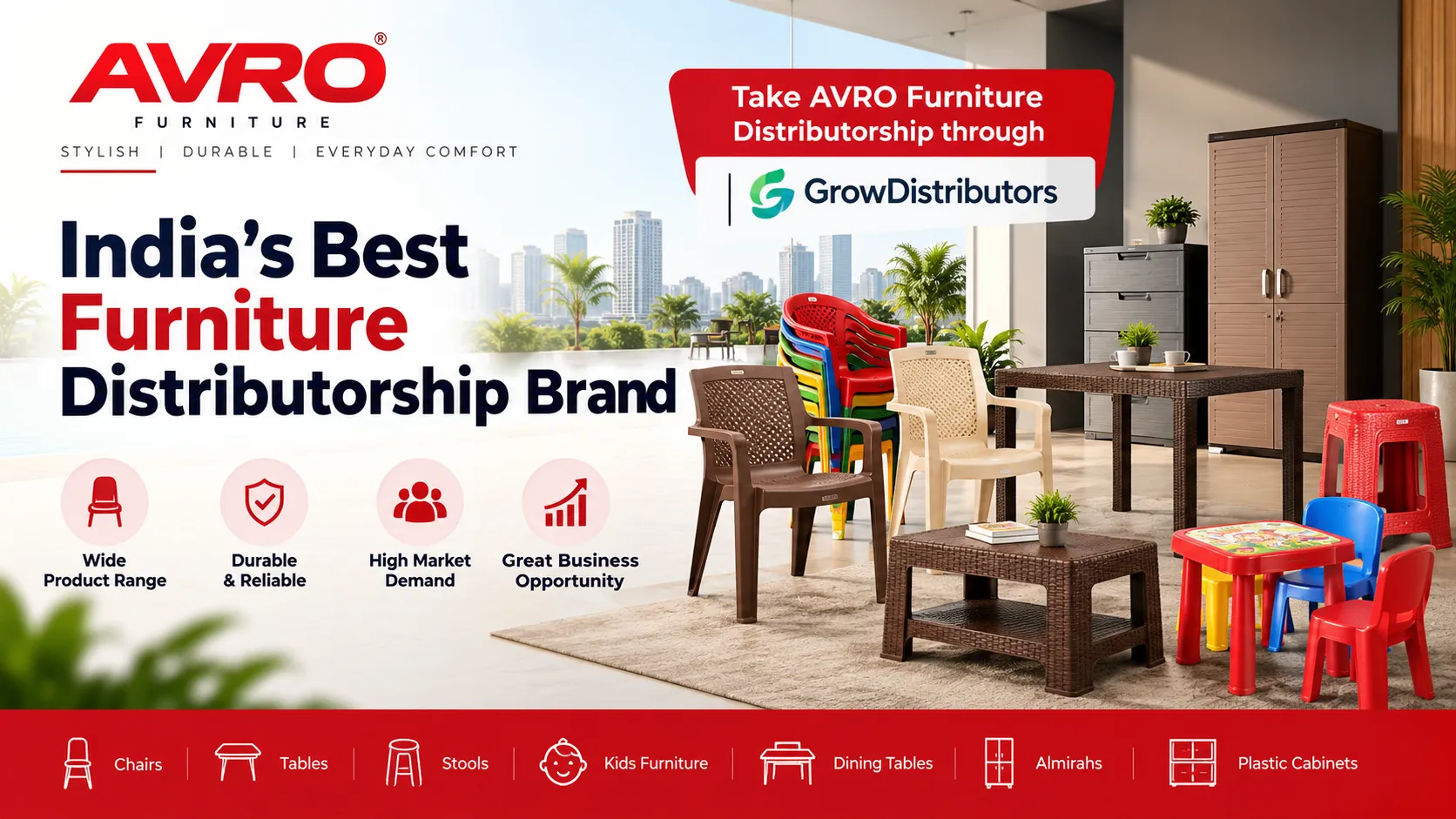 India's Best Furniture Distributorship Brand: Explore AVRO Furniture Distribution Opportunities in India