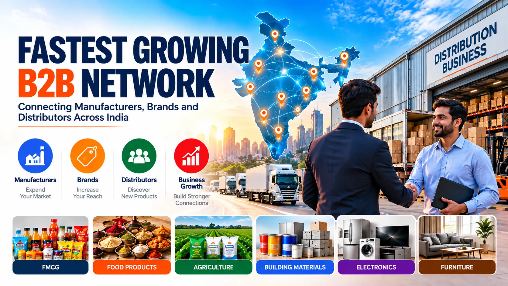 Fastest Growing B2B Network: Connecting Manufacturers, Brands, and Distributors in India