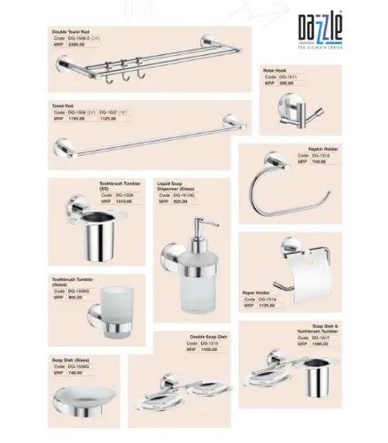 Stainless Steel Allanta Bathroom Accessories