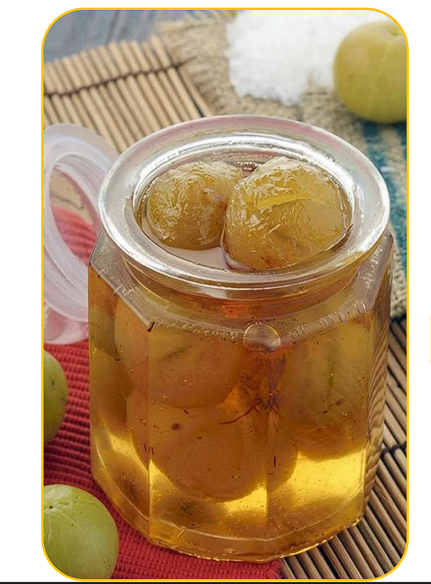 Amla Murabba with honey