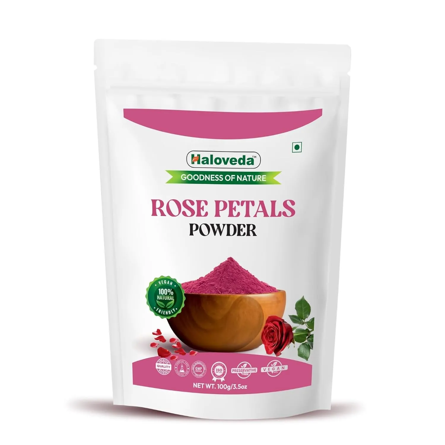 Haloveda Rose Petals Powder