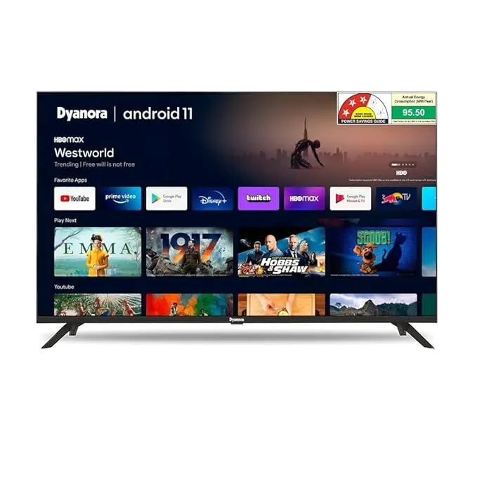 Dyanora 109 cm (43 inch) Ultra HD (4K) LED Smart WebOS TV with HDR 10